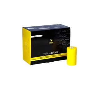 Isekleepuv side yellowBAND 10 cm × 4,5 m, kollane, N1
