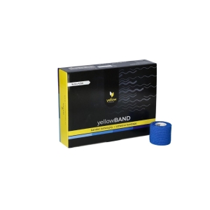 Isekleepuv side yellowBAND 5 cm × 4,5 m, sinine, N1