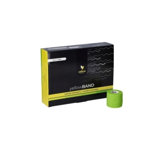 Isekleepuv side yellowBAND 5 cm × 4,5 m, roheline, N1
