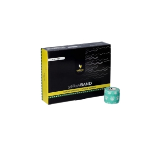Isekleepuv side yellowBAND 5 cm × 4,5 m, roheline "paws", N1