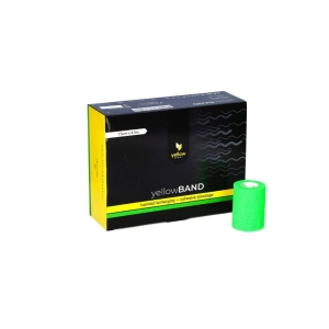 Isekleepuv side yellowBAND 7,5 cm × 4,5 m, intensiivne roheline, N1