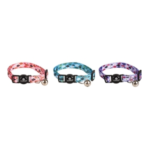 FLMG kaelarihm kassidele kellukesega "Minou" assortii 20-32cm/10mm