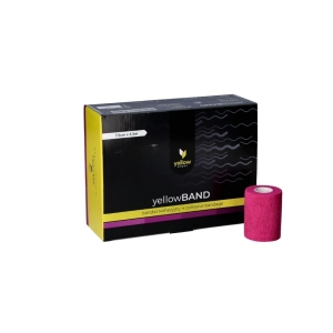 Isekleepuv side yellowBAND 7,5 cm × 4,5 m, lilla, N1