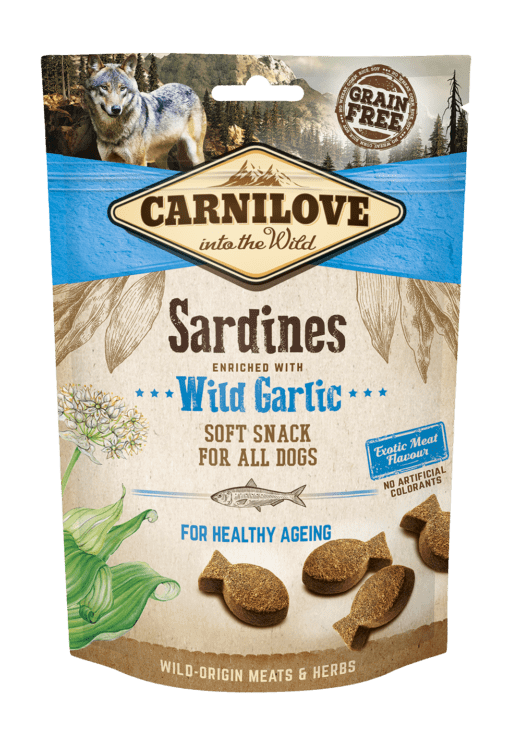 Carnilove Dog Snack Sardines & Wild Garlic maiused koerale 200g