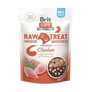 Brit Care Raw külmkuivatatud maius Indoor & Antistress kassidele 40g