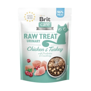 Brit Care Raw külmkuivatatud maius Urinary steriliseeritud kassidele 40g