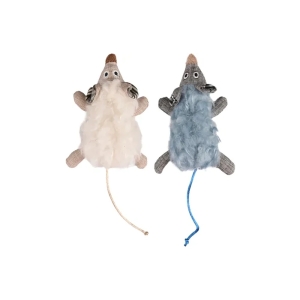 FLMG mänguasi kassidele tekstiilist hiir kassimündiga "Rizzo", 19,5cm, assortii