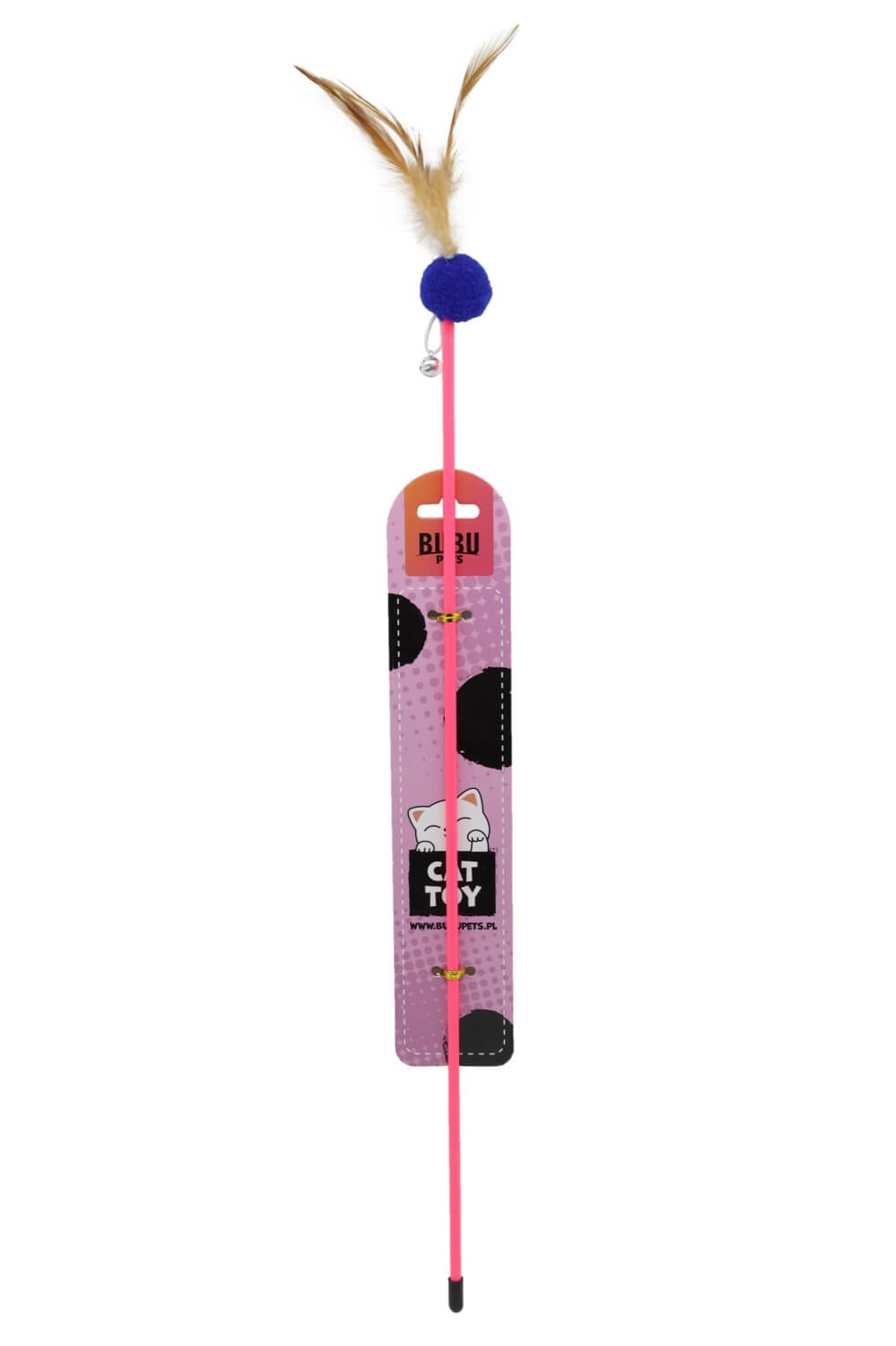 Bubu Pets kassiõng palli ja sulega 55cm 1tk (assortii)