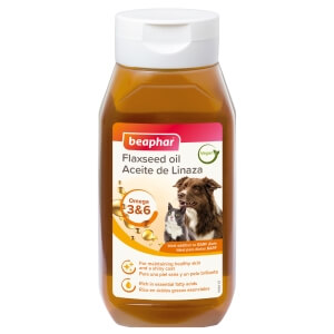 Beaphar Flaxseed Oil Dog/Cat 430ml (linaseemneõli koertele ja kassidele)