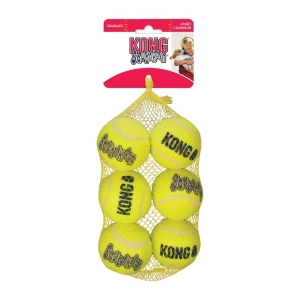 FLMG mänguasi koertele piiksuga “Kong Squeakair” tennispallid, 6,4cm M (6tk)