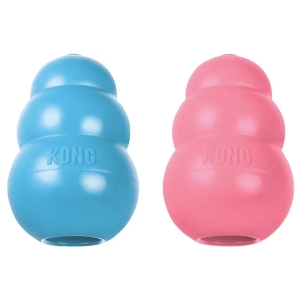 FLMG mänguasi kutsikatele “Kong Wobbler”, kummist, roosa, L