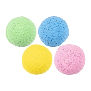 FLMG mänguasi kassidele, käsnast pall, ∅4cm, assortii