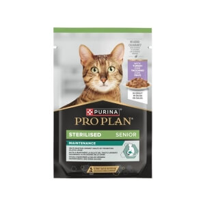 PRO PLAN STERILISED SENIOR 7+ KALKUNIGA KASTMES 85G